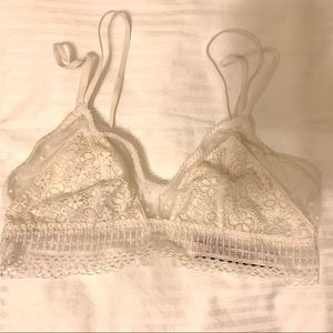 Victoria’s Secret white  lace bralette